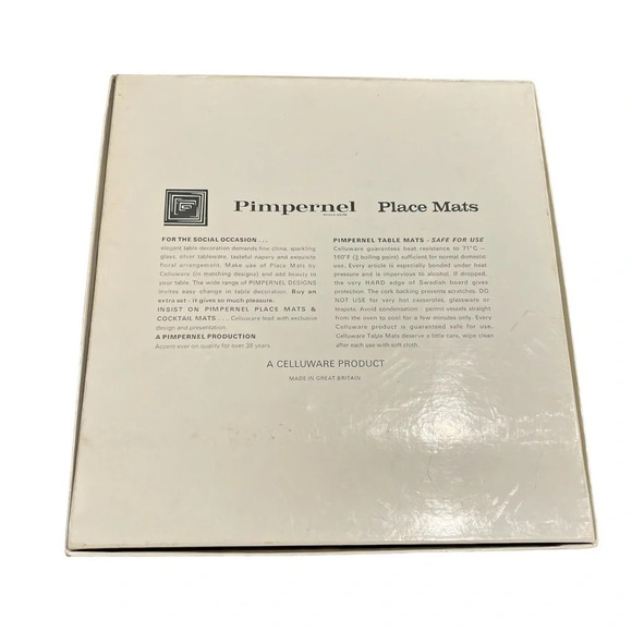 Vintage Pimpernel Place Mats in Box Unused 6 English Pubs - Picture 2 of 13